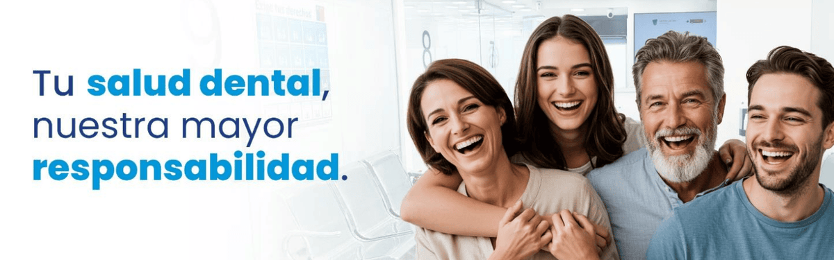 Banner informativo de salud dental y urgencias de Dentistas por Chile