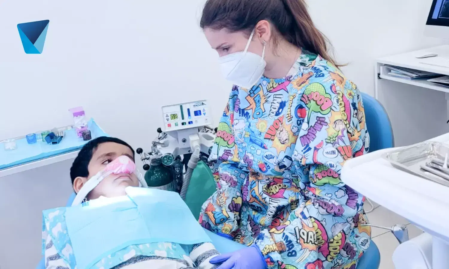 Imagen clínica: Sedación Dental para Pacientes Odontopediátricos