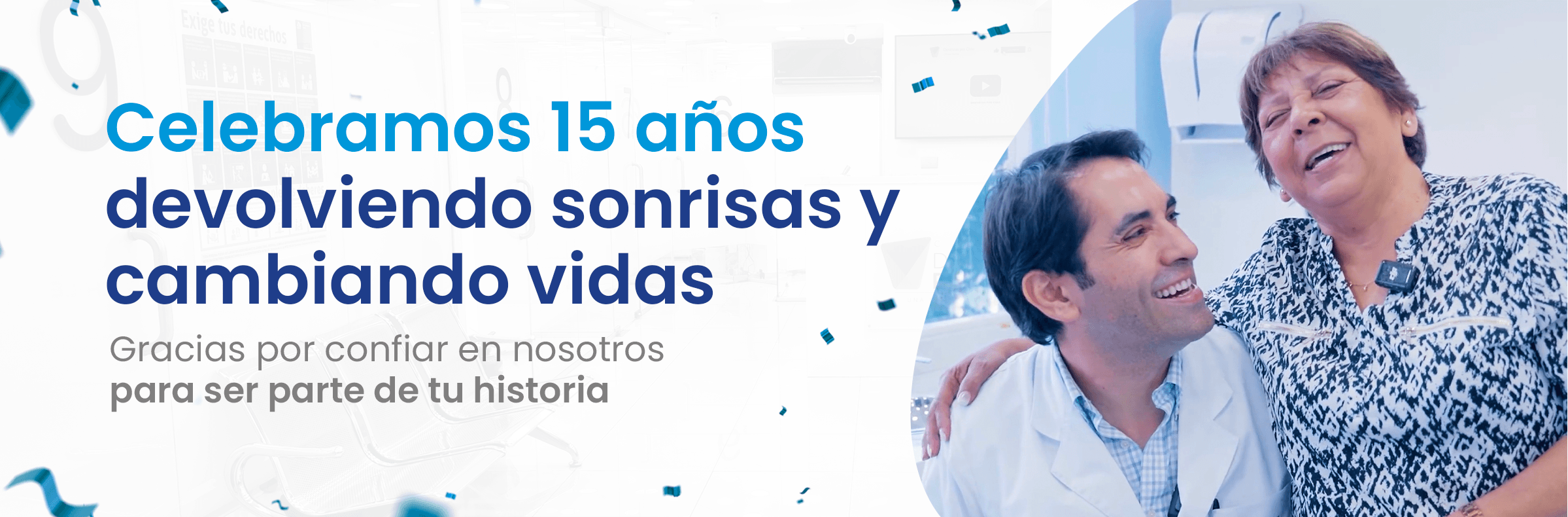 Banner de servicios dentales de Dentistas por Chile